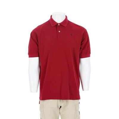 Tweedehands - heren polo met korte mouw gemaakt in usa - als nieuw