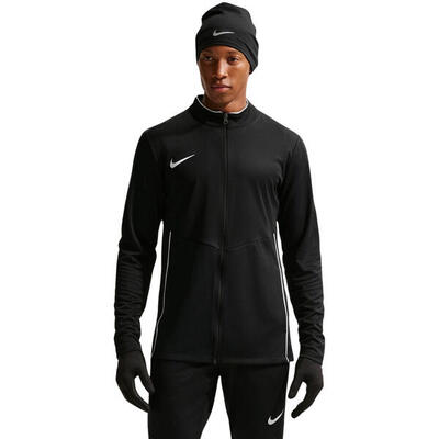Nike heren sweater dri-fit training zwart - lange mouw, fleece voering