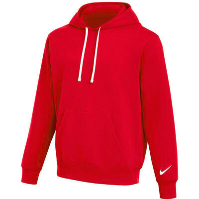 Nike heren hoodie, katoen met fleece voering, rood