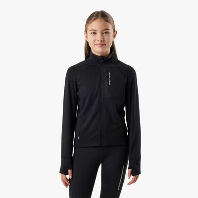 Fleece longsleeve full-zip training kinderen ultra light ademend