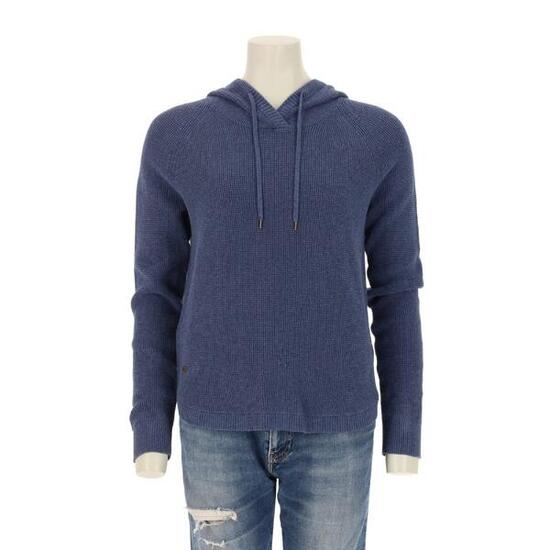 Seconda Mano - Felpa con cappuccio blu da donna - Stato eccellente