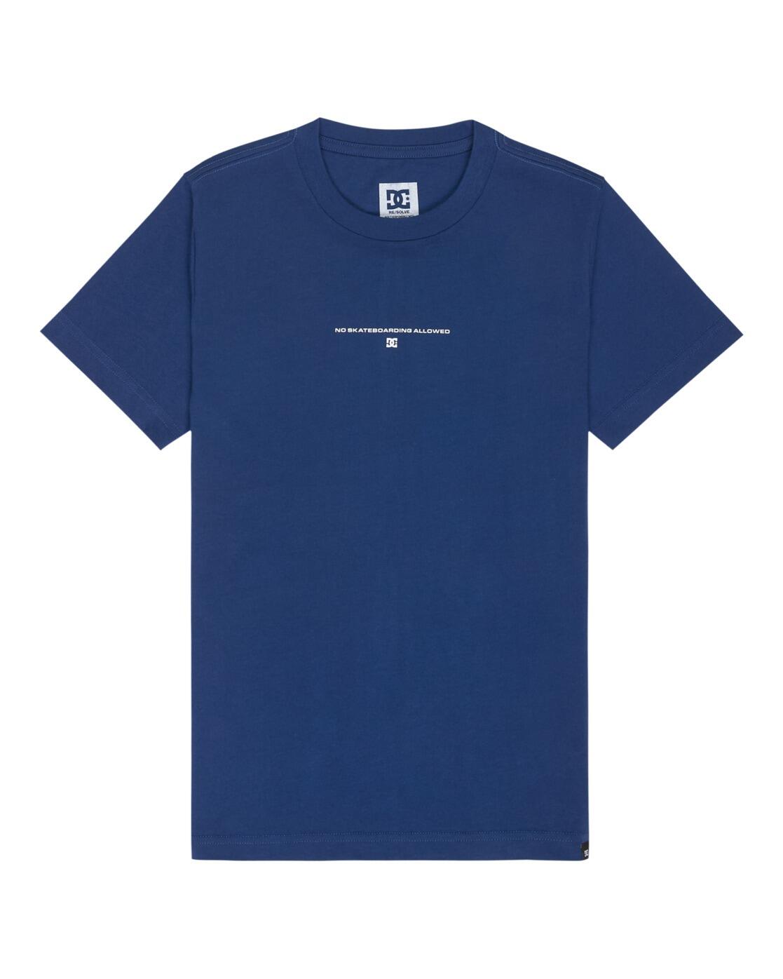 T-Shirt à manches courtes NO SKATEBOARDING Bleu Garçon 4/4