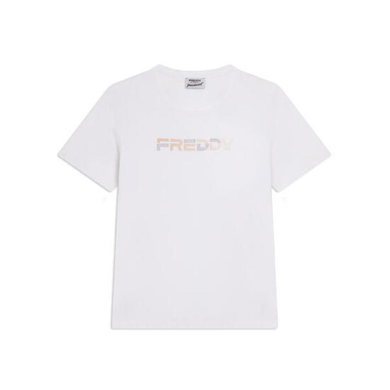 T-shirt Manica Corta con Logo FREDDY Olografico