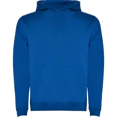 Felpa Con Cappuccio Con Coulisse Bambini Roly Urban Azzurro Bianco