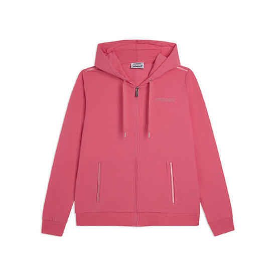 Sweat-shirt avec fermeture zippée et capuche et logo FREDDY