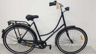 Wheeler omafiets zwart 28\" dames, terugtraprem