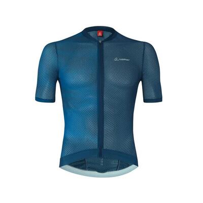Fietsshirt korte mouwen heren fz fresh air navy - blauw
