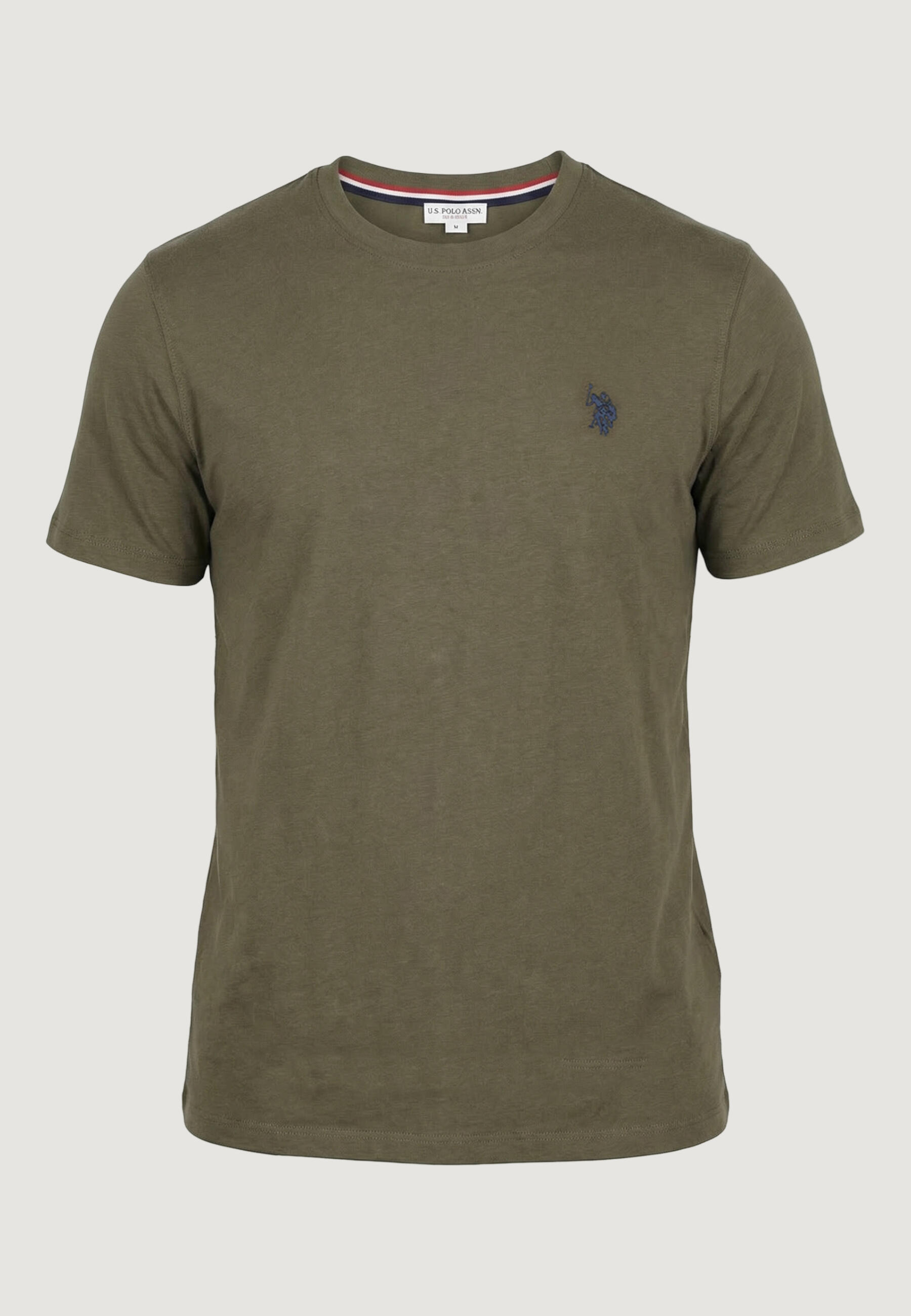 Crop top T-shirt MICK-BASIC HEREN Olijfgroen 3/5