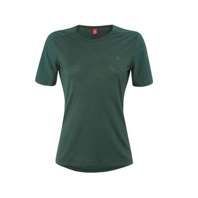 Fietsshirt korte mouwen skys merino forest dames - groen