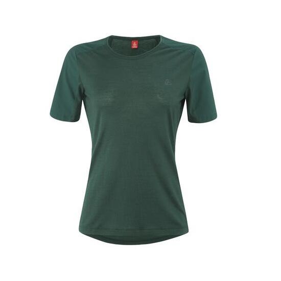 Kurzärmeliges Radtrikot Skys Merino Forest für Damen – Grün