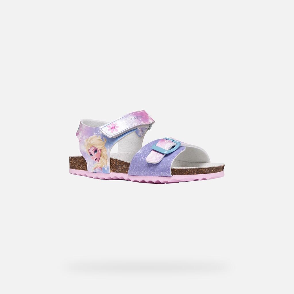 Sandales Fille J ADRIEL GIRL Lilas Foncé 4/7