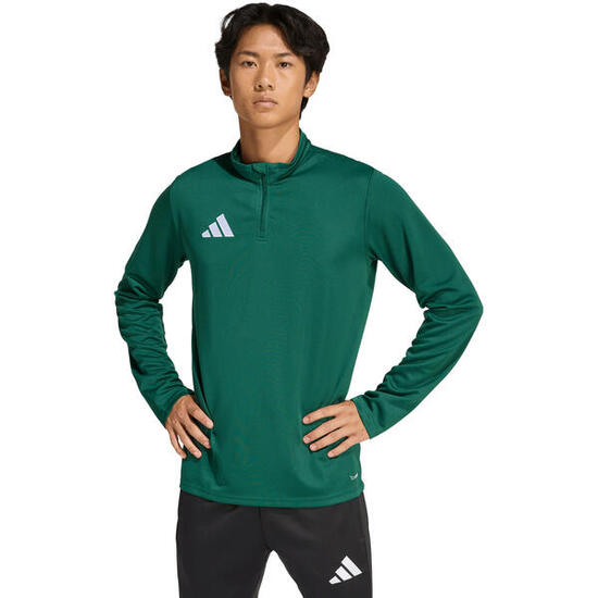 ADIDAS sweat homme Training Top vert, col rond, doublure polaire
