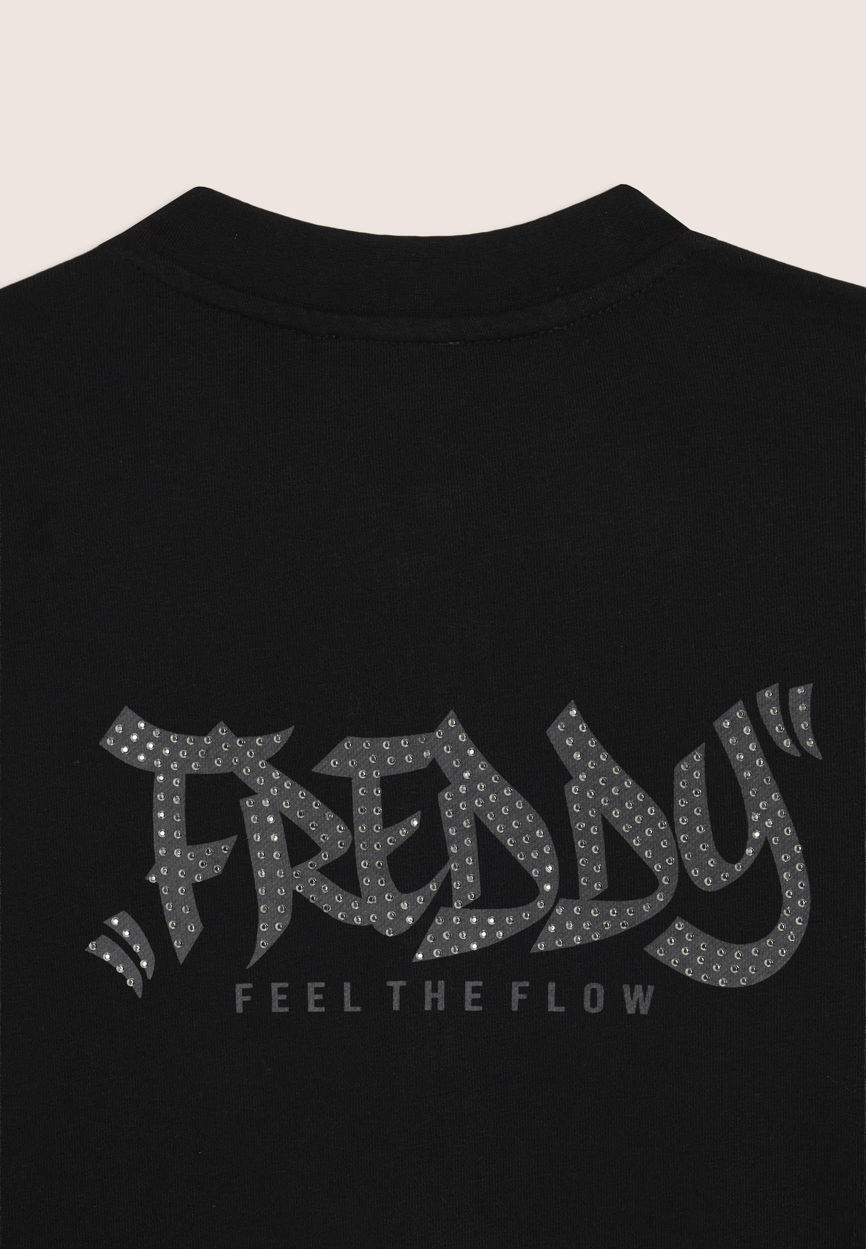 Felpa Zip Oversize grafica posteriore "Feel the Flow" 3/3