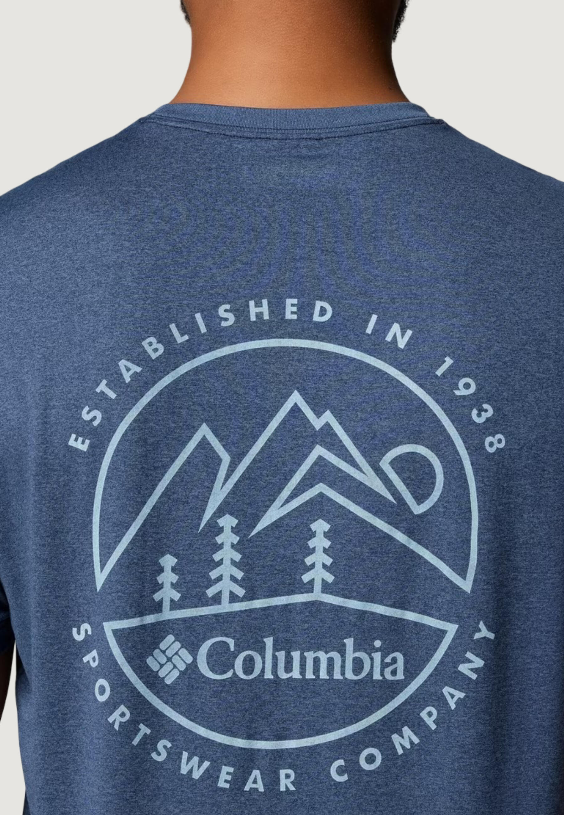 Koszulka crop top Mężczyzna COLUMBIA Parsons Point™ SS Back Graphic Tee 3/4
