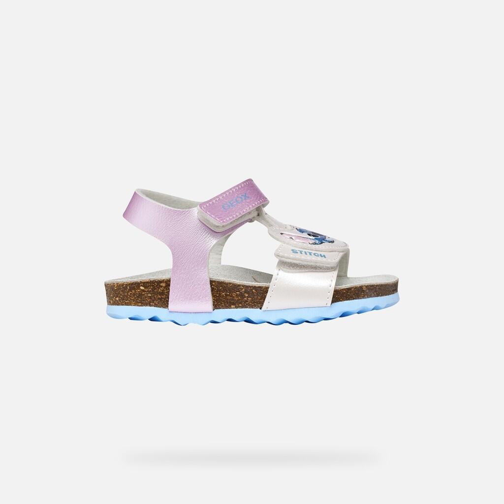 Sandales Bébé Fille SANDAL CHALKI BABY GIRL Argent/Bleu Ciel 2/7