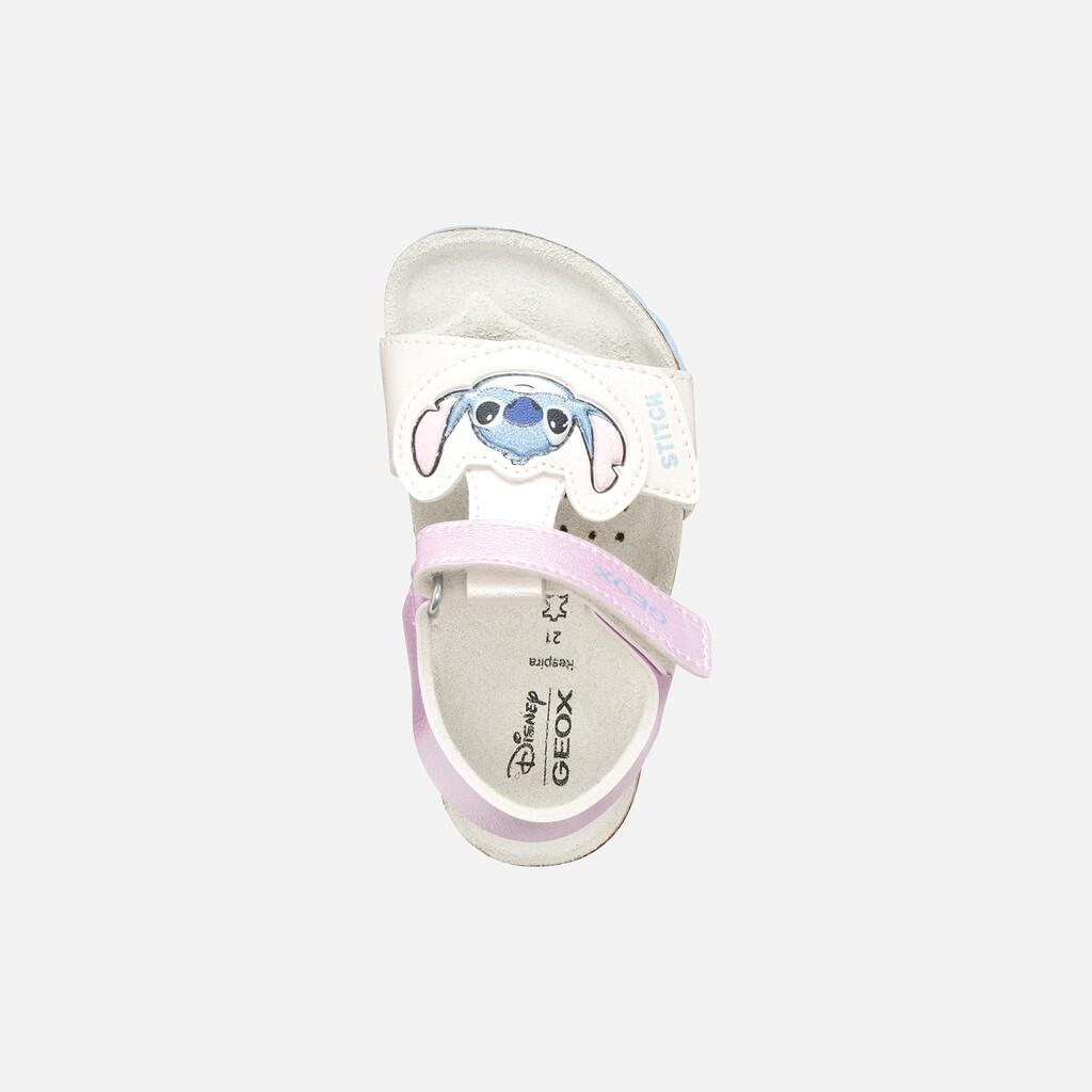 Sandales Bébé Fille SANDAL CHALKI BABY GIRL Argent/Bleu Ciel 7/7