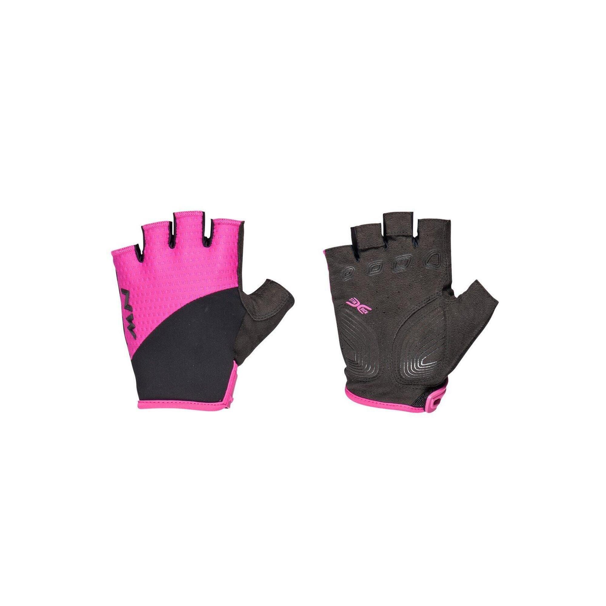 Rękawice rowerowe damskie NORTHWAVE FAST WOMAN SHORT FINGER GLOVE