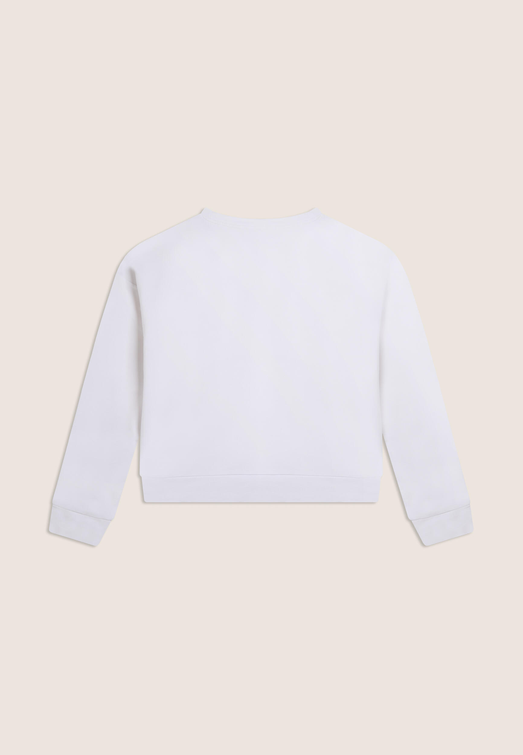 Felpa cropped comfort fit girocollo 2/3