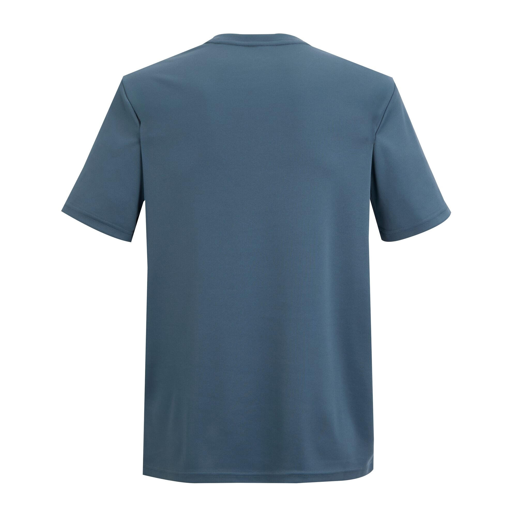 Tshirt Motif/style Bateau FINGAL SLOGAN Homme (Bleu De Chine) 2/5