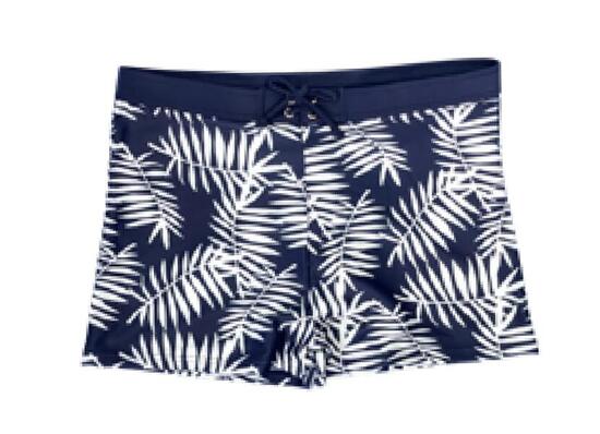 Shorty de Bain Lagon Bleu "Palmes" XL Bleu