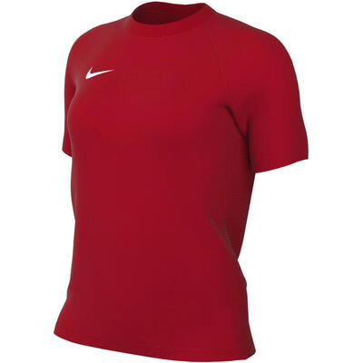 Nike dri-fit wedstrijdbody voor dames, rood - korte mouw