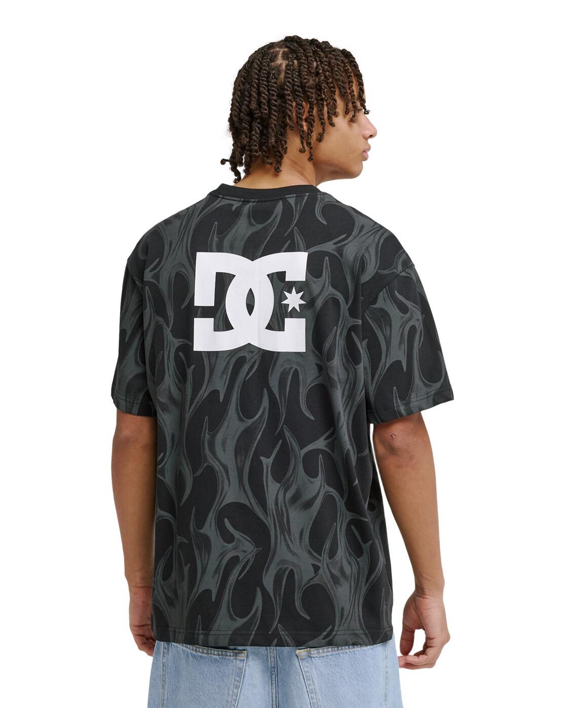 T-Shirt DC LIQUID FUEGO Schwarz Herren 2/4