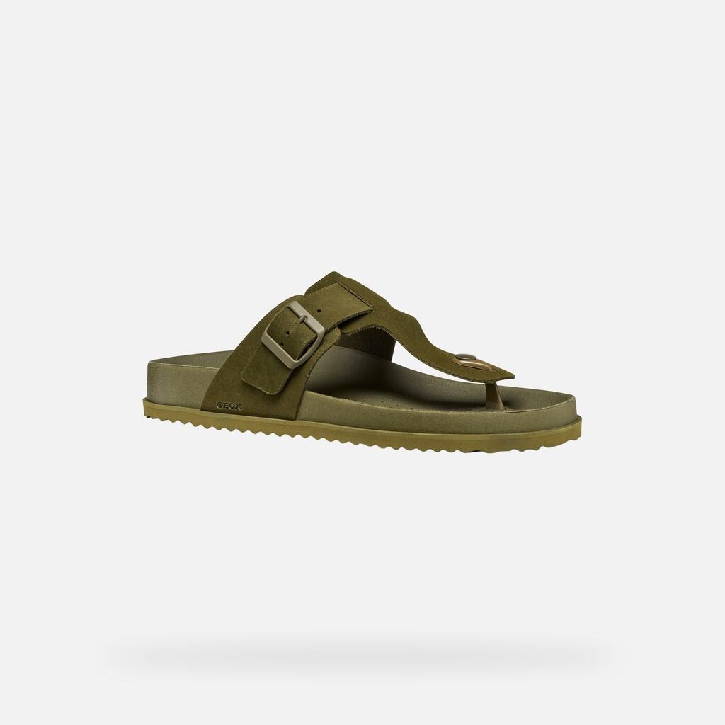 Sandales Homme U PARNAIBA Vert Militaire 5/7