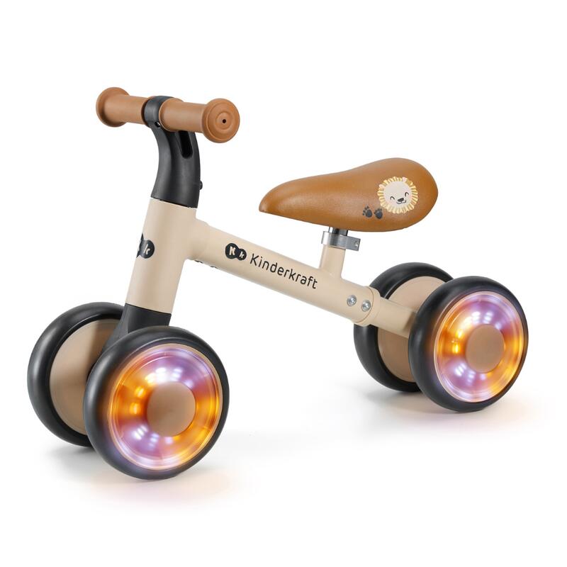 Bicicletă copii Kinderkraft CUTIE FLASH BEIGE