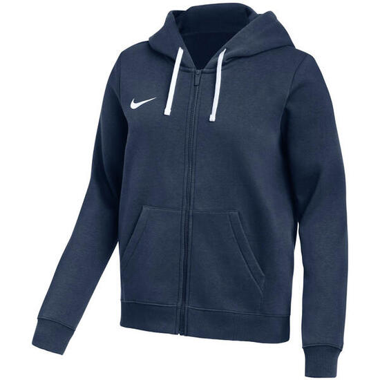 NIKE Veste à capuche zippée femme - polaire coton bleu marine
