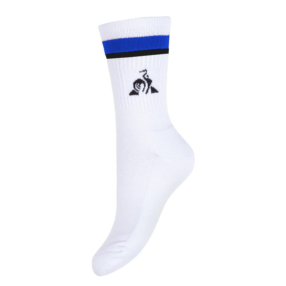 Le Coq Sportif Men's White/Blue Socks 2410529