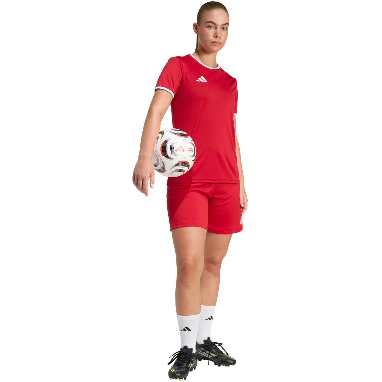 ADIDAS Entrada 26 Jersey Dames - Voetbalshirt Korte Mouw 6/8