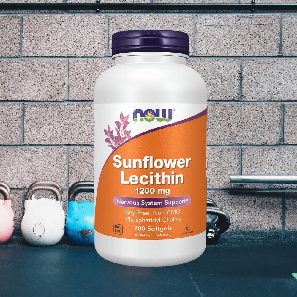Now Foods Sunflower Lecithin 1200mg (200 softgels) Unflavoured 2/3