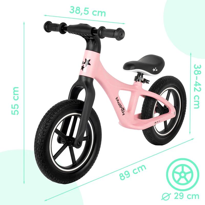 Cicletta NYLU rosa, misura: 12" 2/7