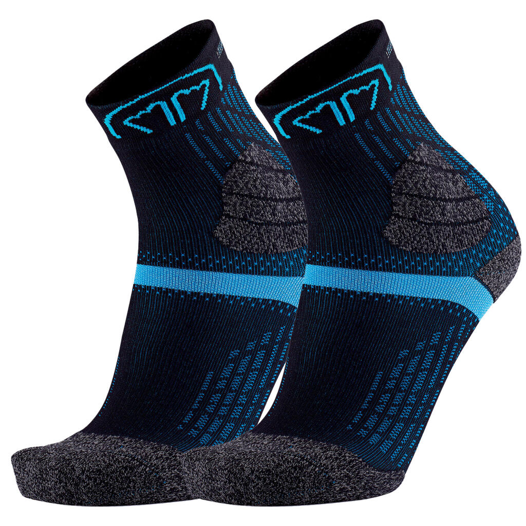 Double-sided, anatomical and technical trail running socks - Trail Double Cuff