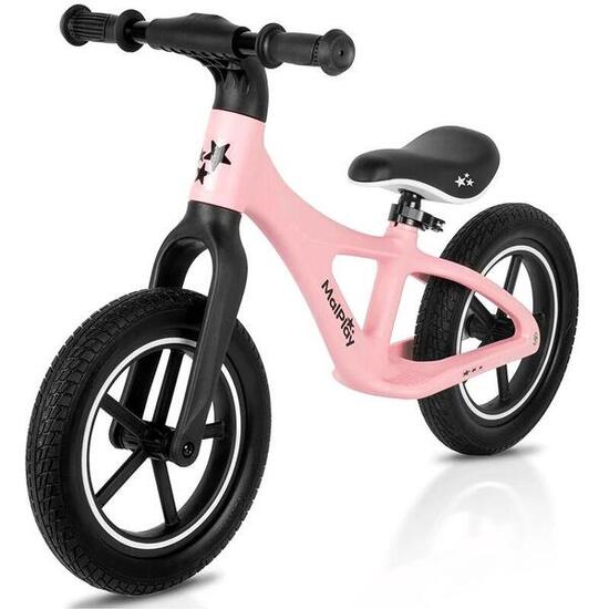 Rower biegowy NYLU w kolorze różowym, rozmiar: 12