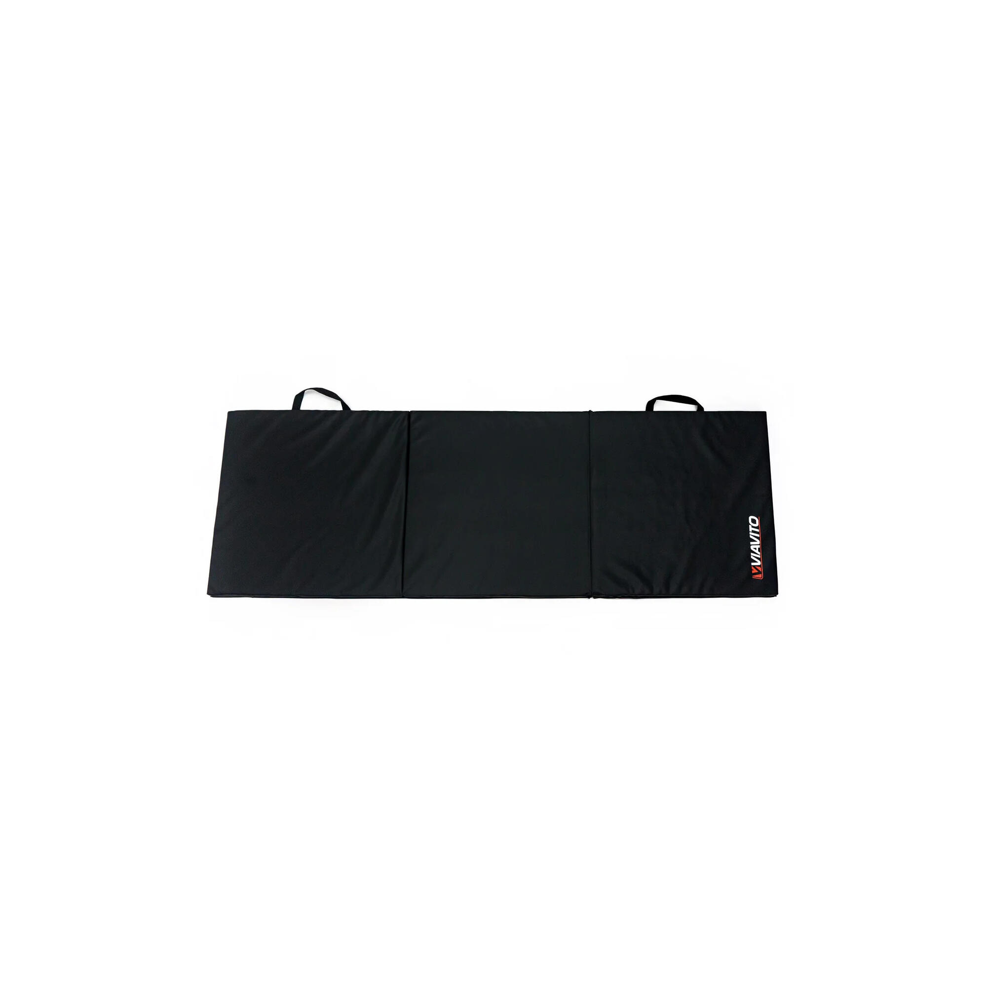 Tapis d'exercice fitness Viavito - Pliable 3 parties - Poignées de transport 2/4
