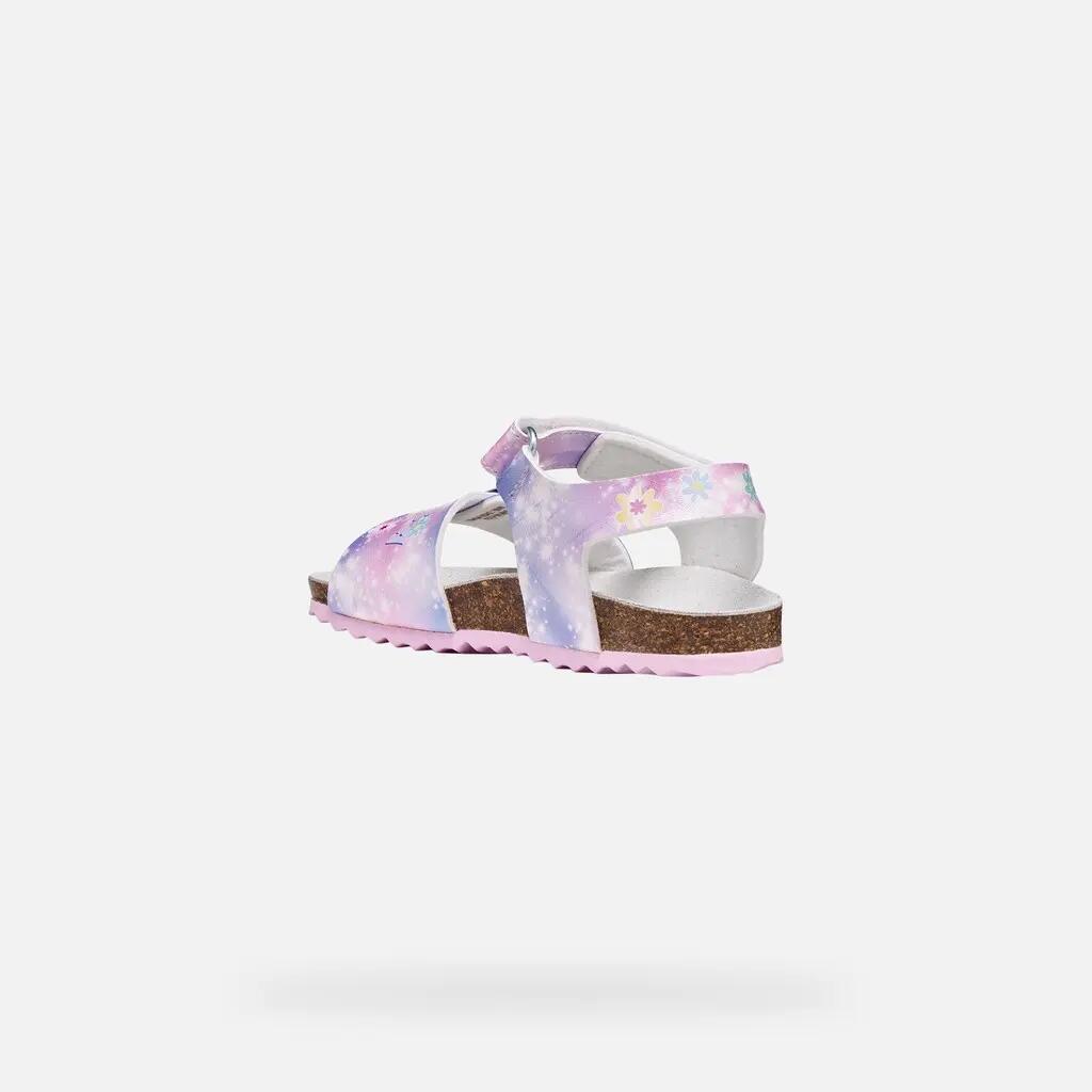 Sandales Fille J ADRIEL GIRL Lilas Foncé 5/7
