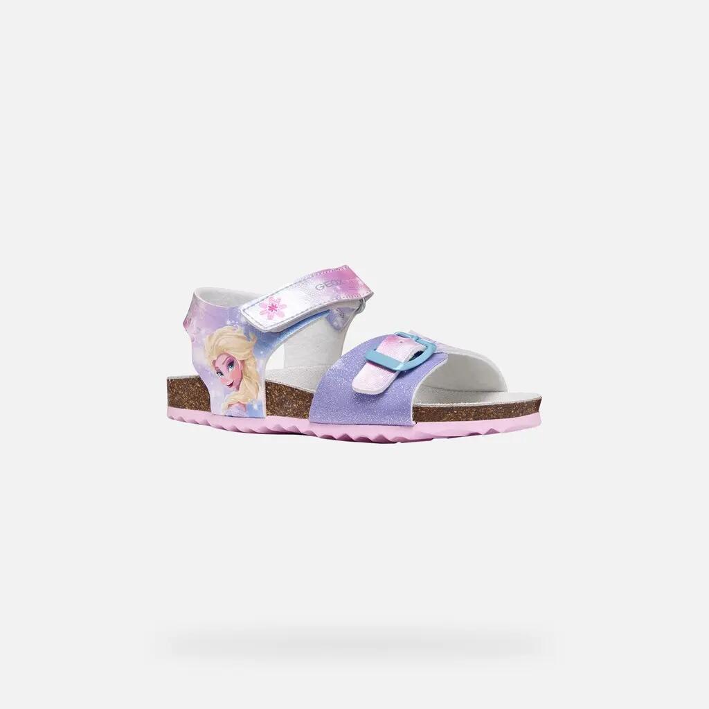 Sandales Fille J ADRIEL GIRL Lilas Foncé 4/7