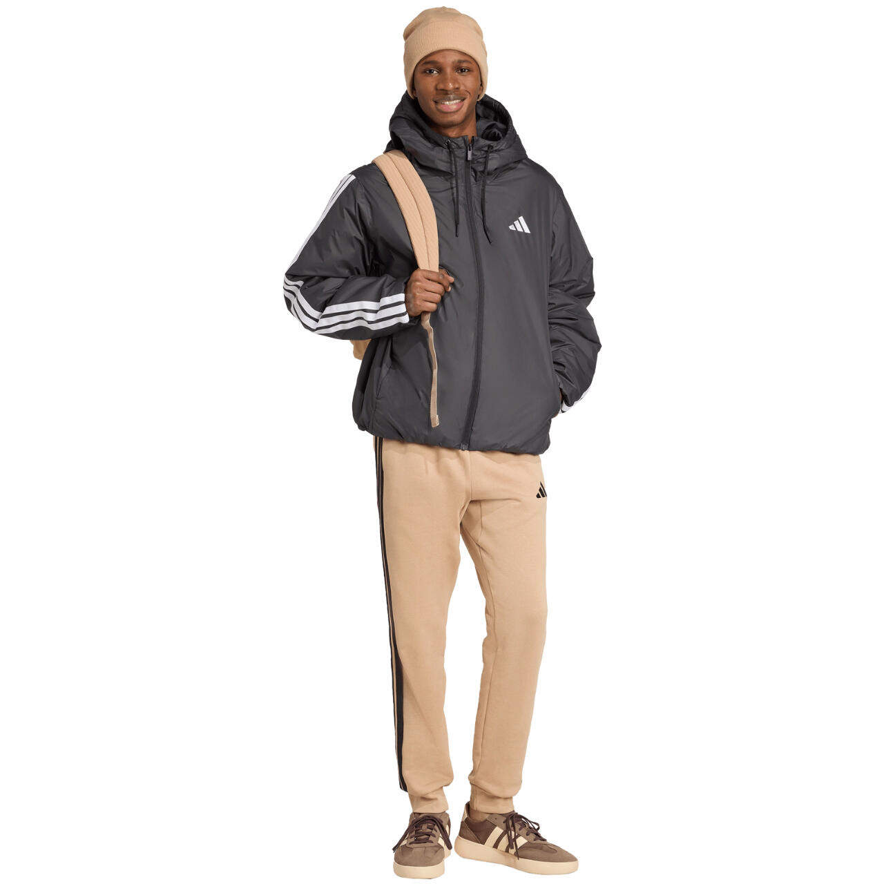 Veste pour homme adidas Essentials Climawarm 3-Stripes Insulated Hooded 6/6