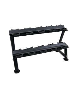 Estante para mancuernas - negro 2/3