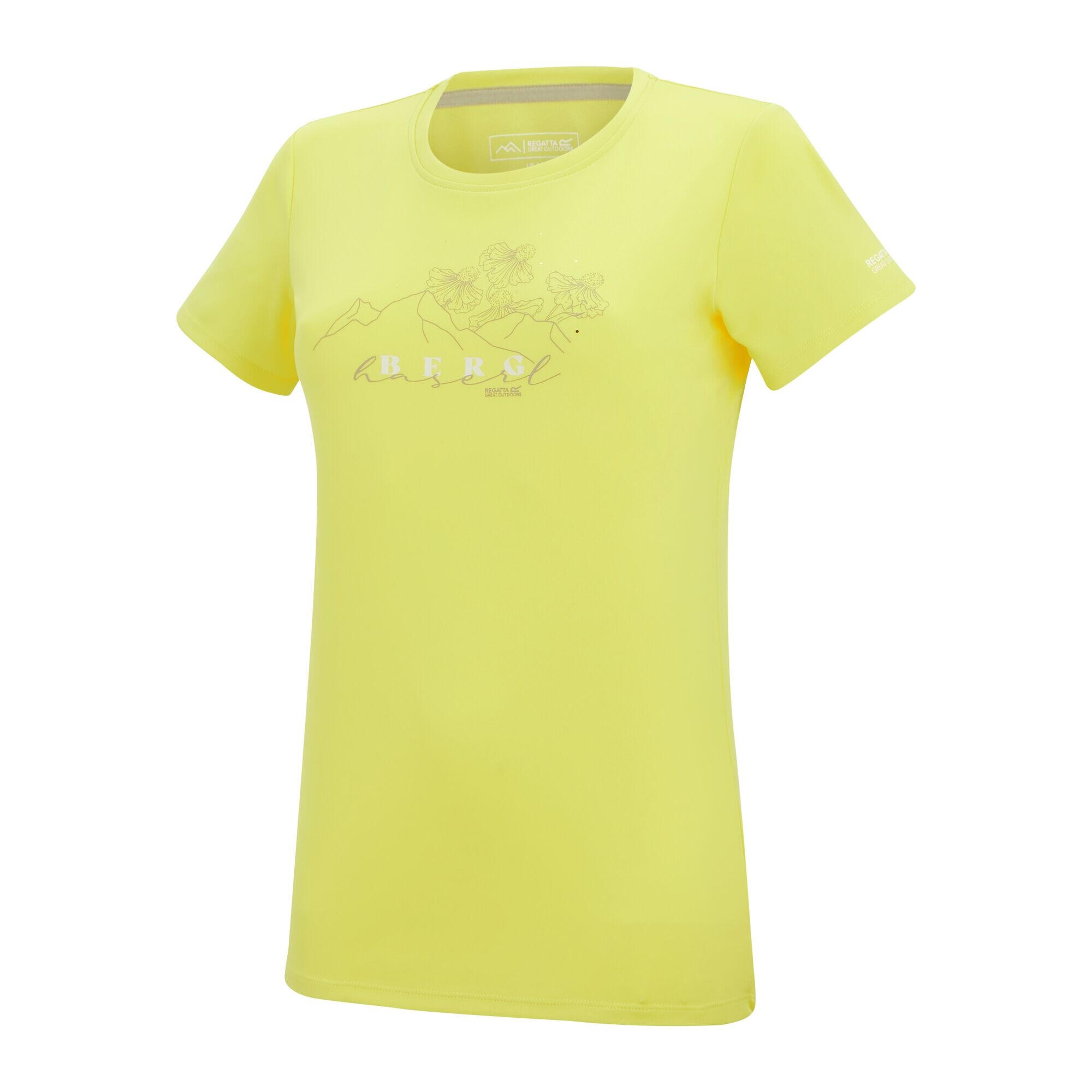 Dames Fingal Grafisch Tshirt (Kanarie Geel) 3/5