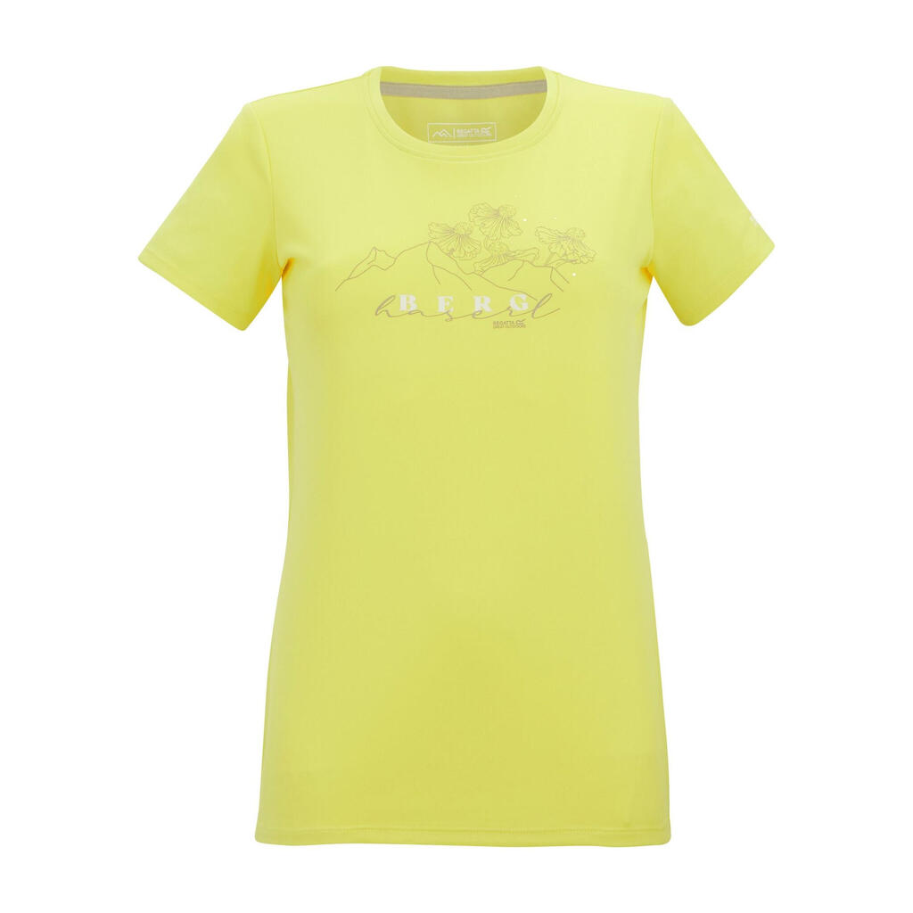 Womens/Ladies Fingal Graphic Print TShirt (Canary Yellow)