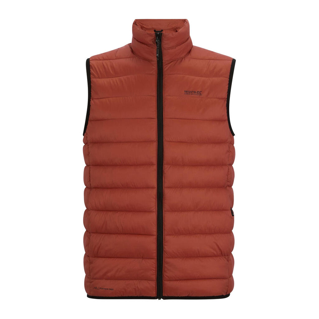 Mens Marizion Quilted Gilet (Brick)