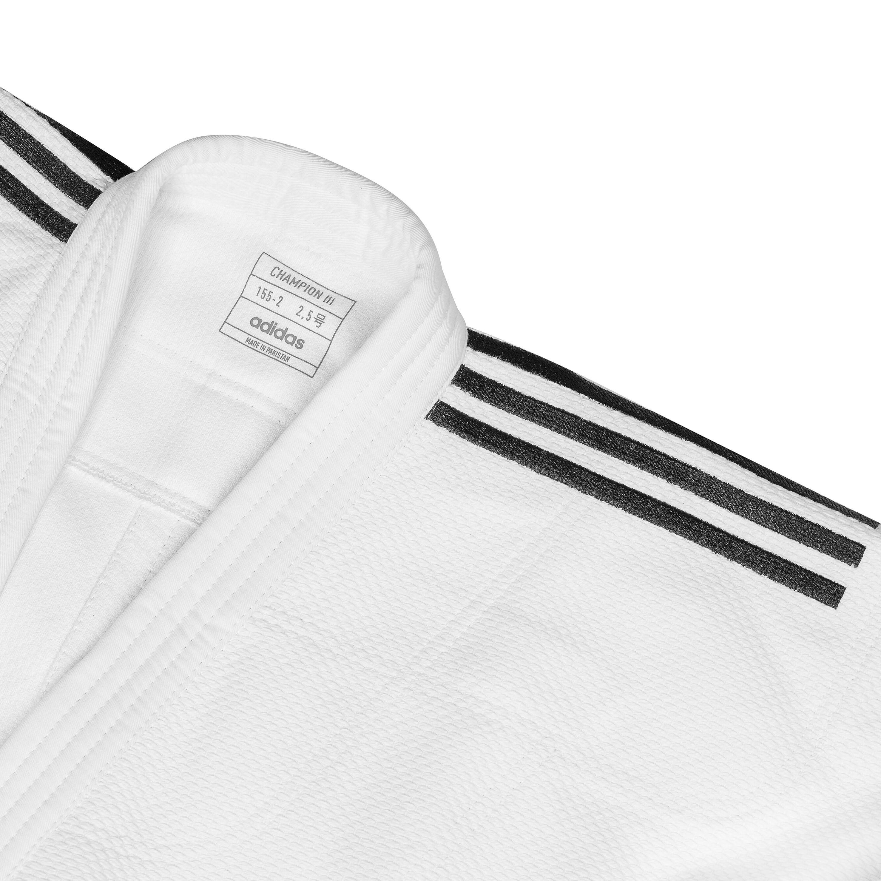 Kimono de judo blanc champion iii ijf (taille : 210-2 - taille : polybag) 7/7