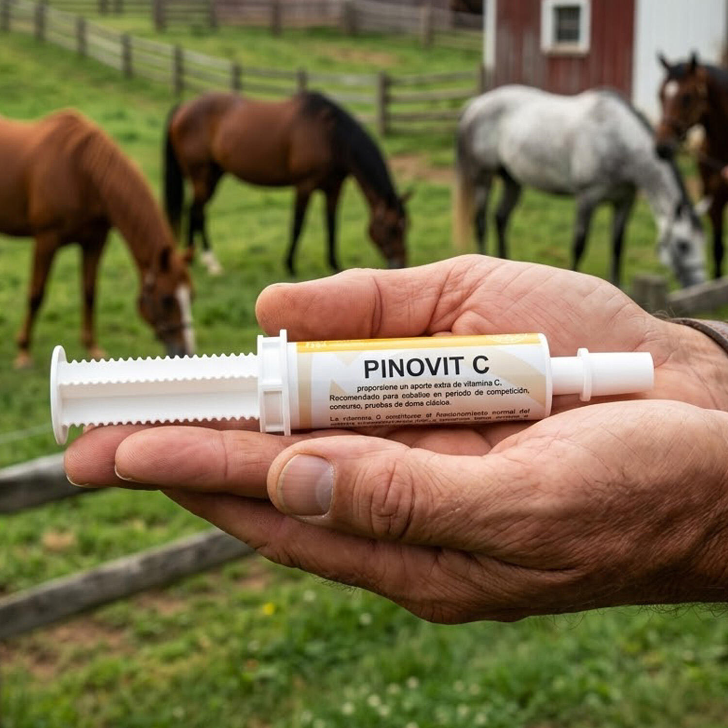 Vitamina C Caballos LABORATORIOS PINO Pinovit C Jet Jeringa 60 ml 4/4