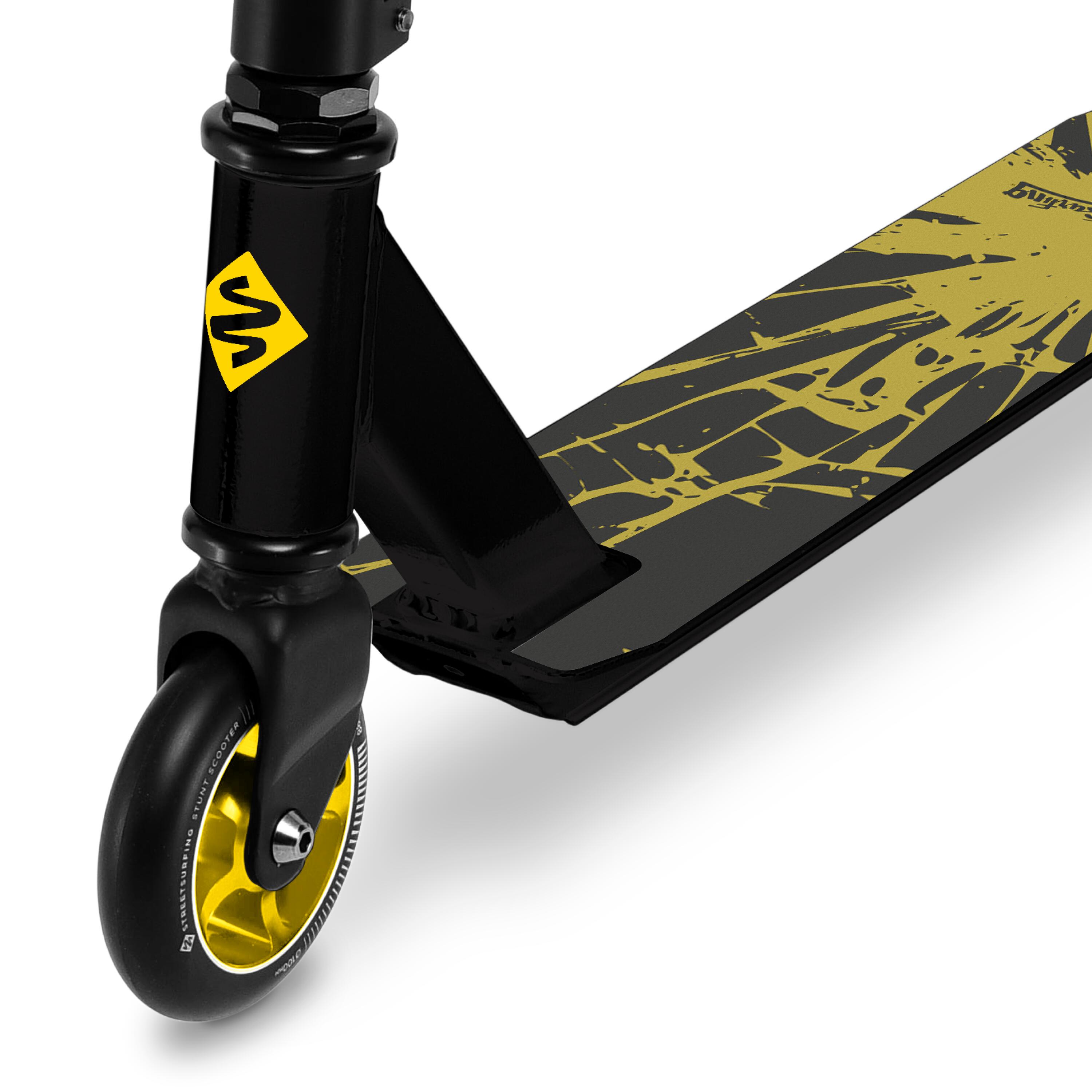 Trotinete de Acrobacias Torpedo Cracked Yellow 2/7