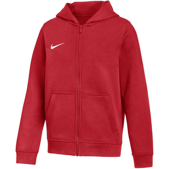 NIKE sweat à capuche zippé enfant rouge