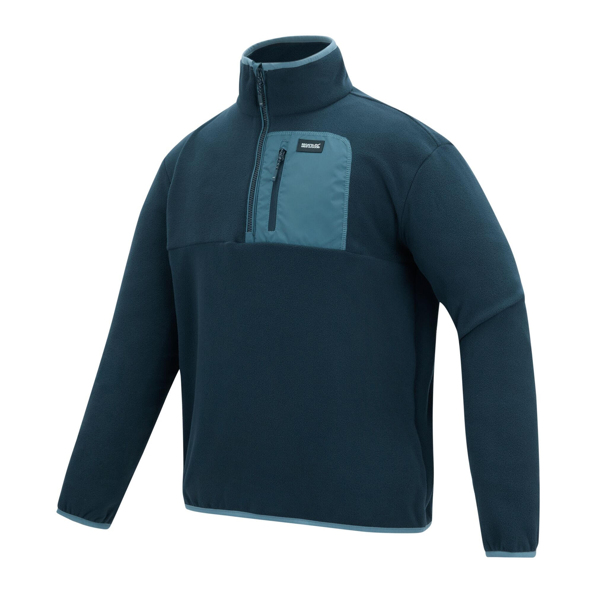 Haut Polaire FRANKIE Homme (Bleu Marine / Bleu De Chine) 3/5