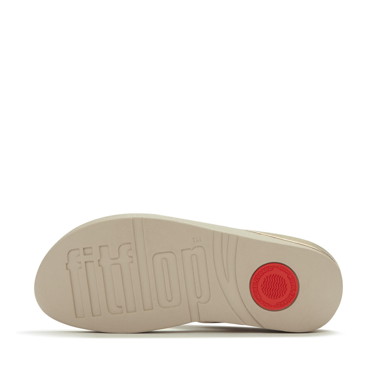 FITFLOP FitFlop Halo Bead-Circle Metallic Toe-Post Sandals  PLATINO 42 4/7