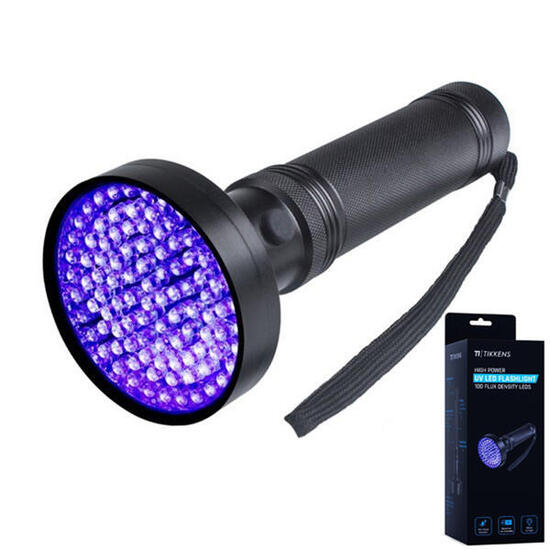 UV-Taschenlampe – 100 ultraviolette LEDs – 395 nm